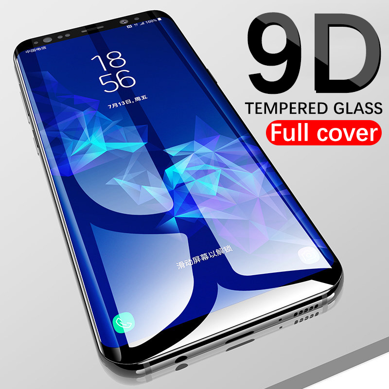 Bakeey-9D-Curved-Edge-Full-Glue-Tempered-Glass-Screen-Protector-For-Samsung-Galaxy-S9-Plus-1453664-1